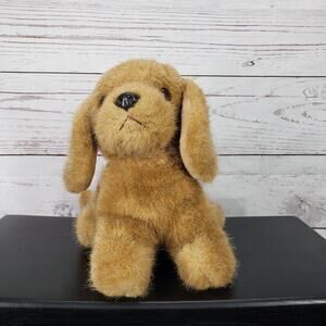 Russ Berrie Scraps Vintage Brown Puppy Dog Plush 9''